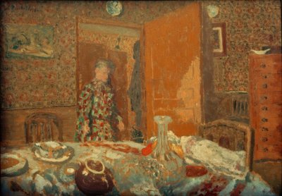 Ontbijttafel door Edouard Vuillard